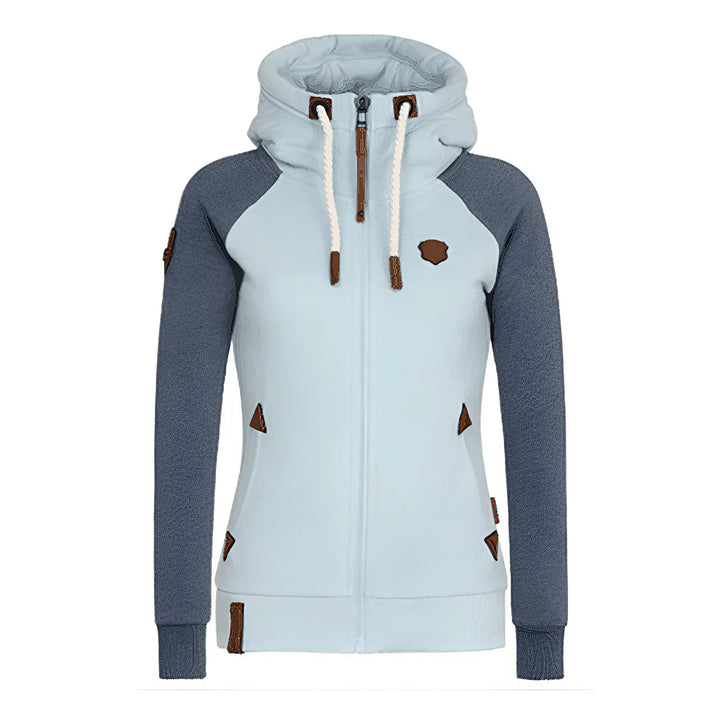 Kapuzenpullover Damen Bequem Kordelzug - IdealeKleiden