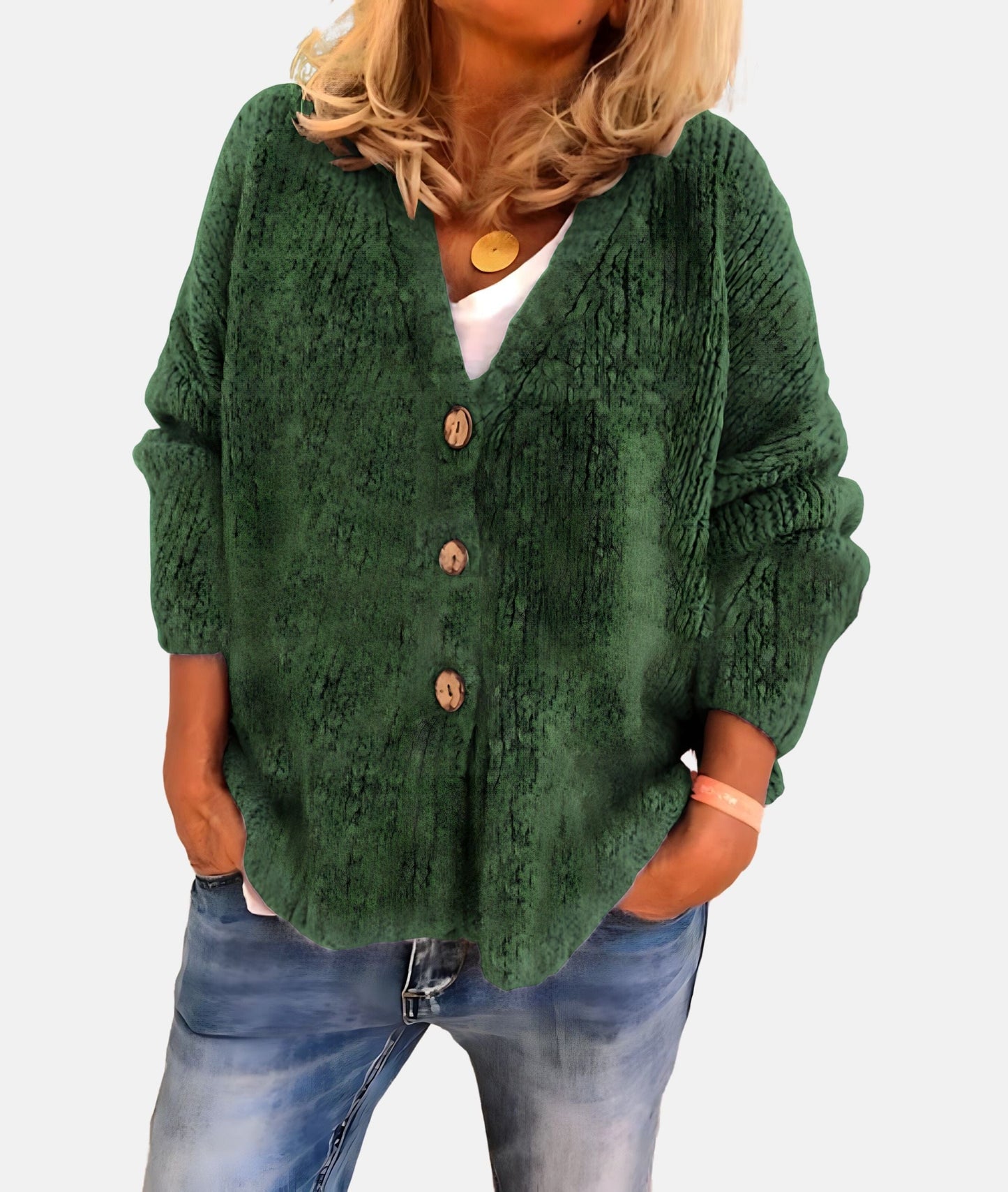 Cardigan d'automne au design classique et élégant