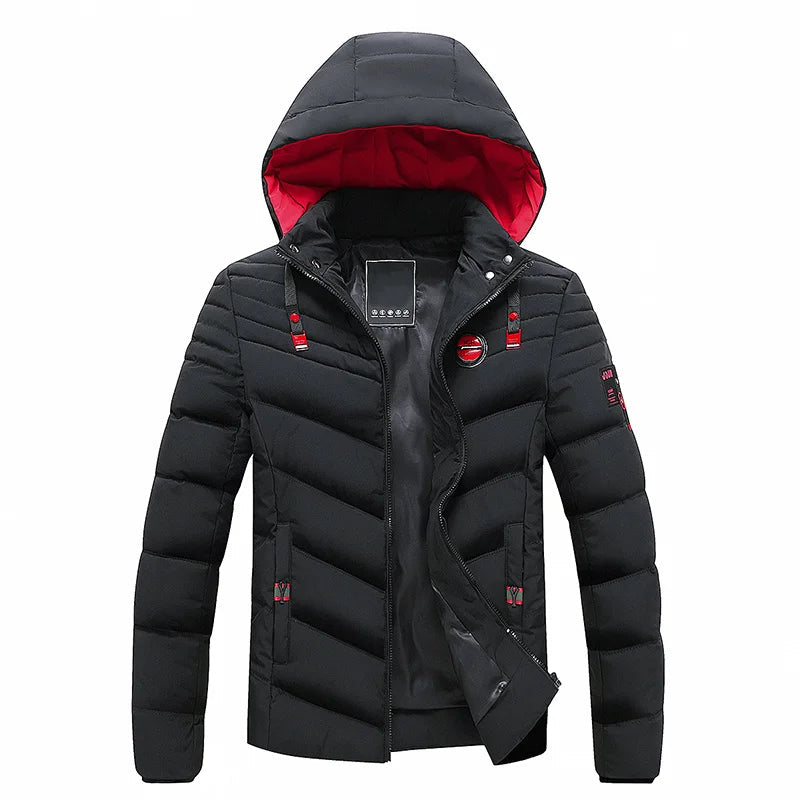 Blouson d'hiver homme chaud en duvet