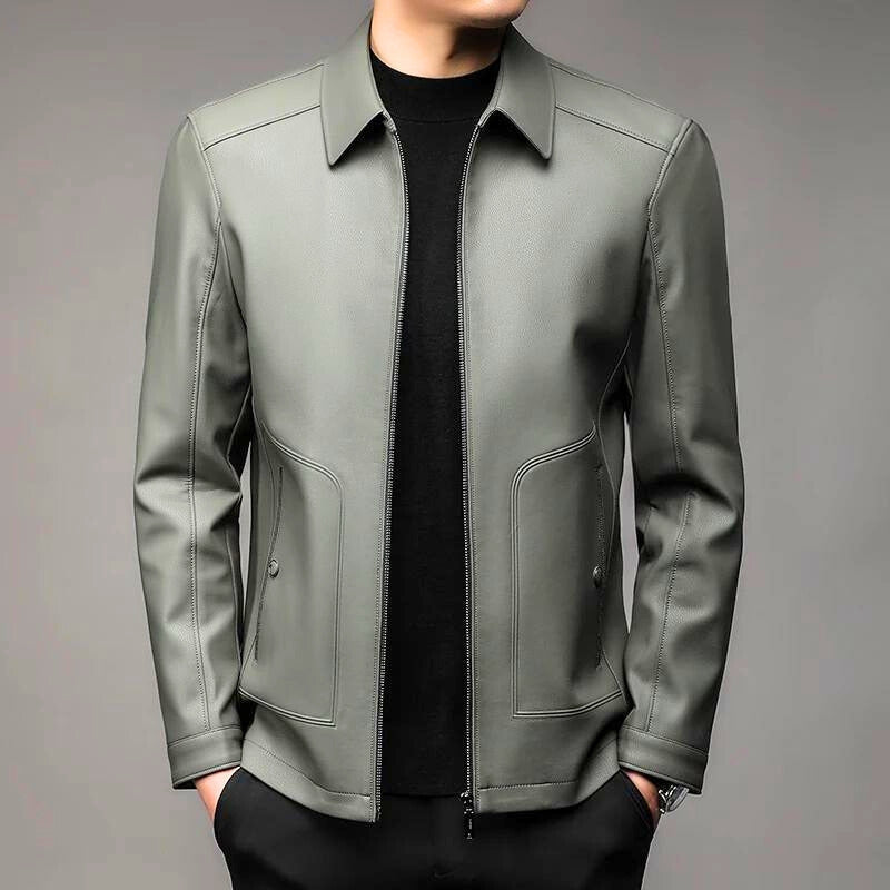Blouson en cuir élégant pour femme