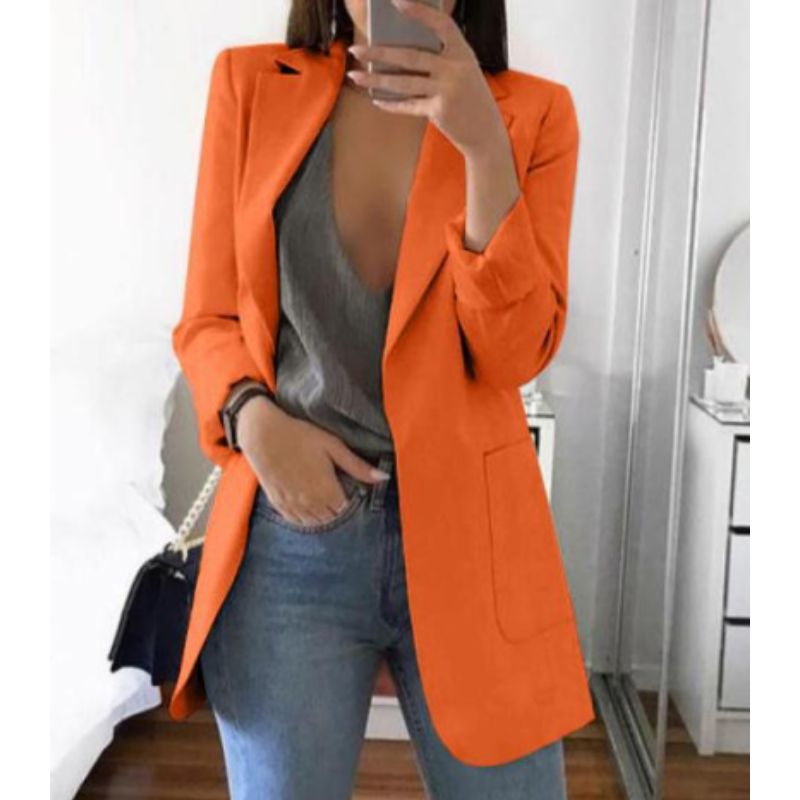 Blazer femme élégant à manches longues