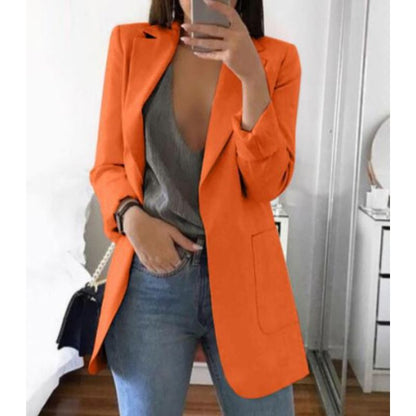 Blazer femme élégant à manches longues