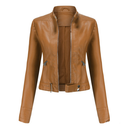 Blouson en cuir femme chic et moderne