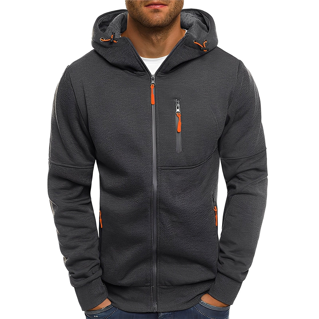 Veste polaire homme chaude à capuche moderne