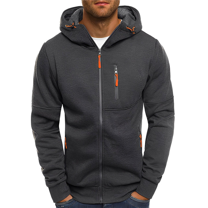 Veste polaire homme chaude à capuche moderne