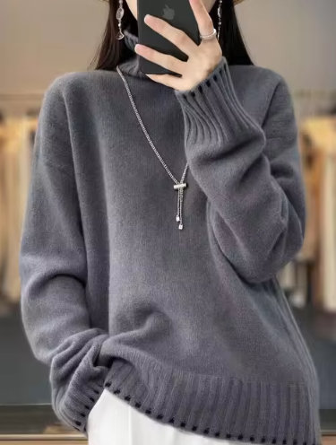 Pulls à col roulé confortables pour femmes