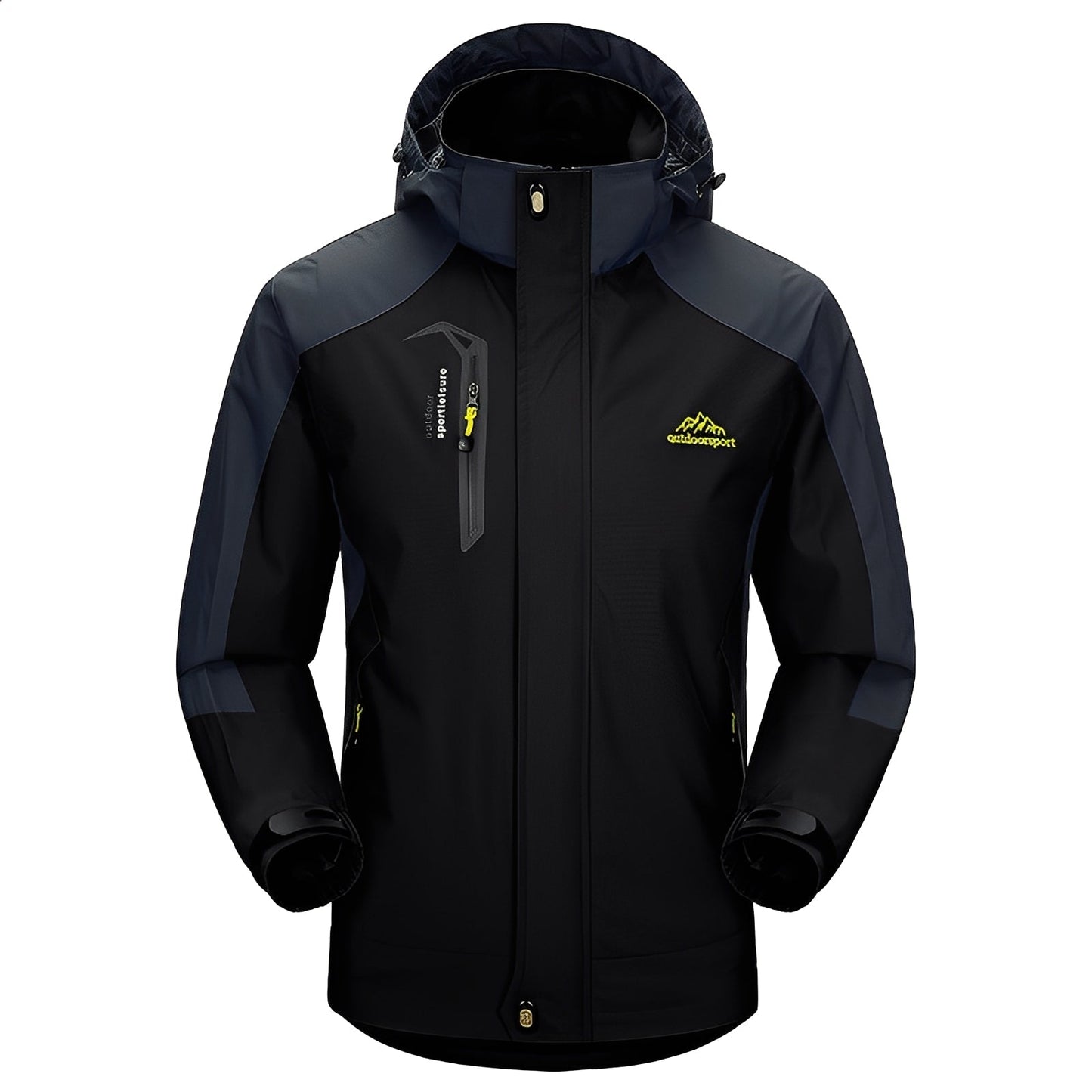 Veste de loisirs pour homme, chaude, avec capuche, pour l'extérieur