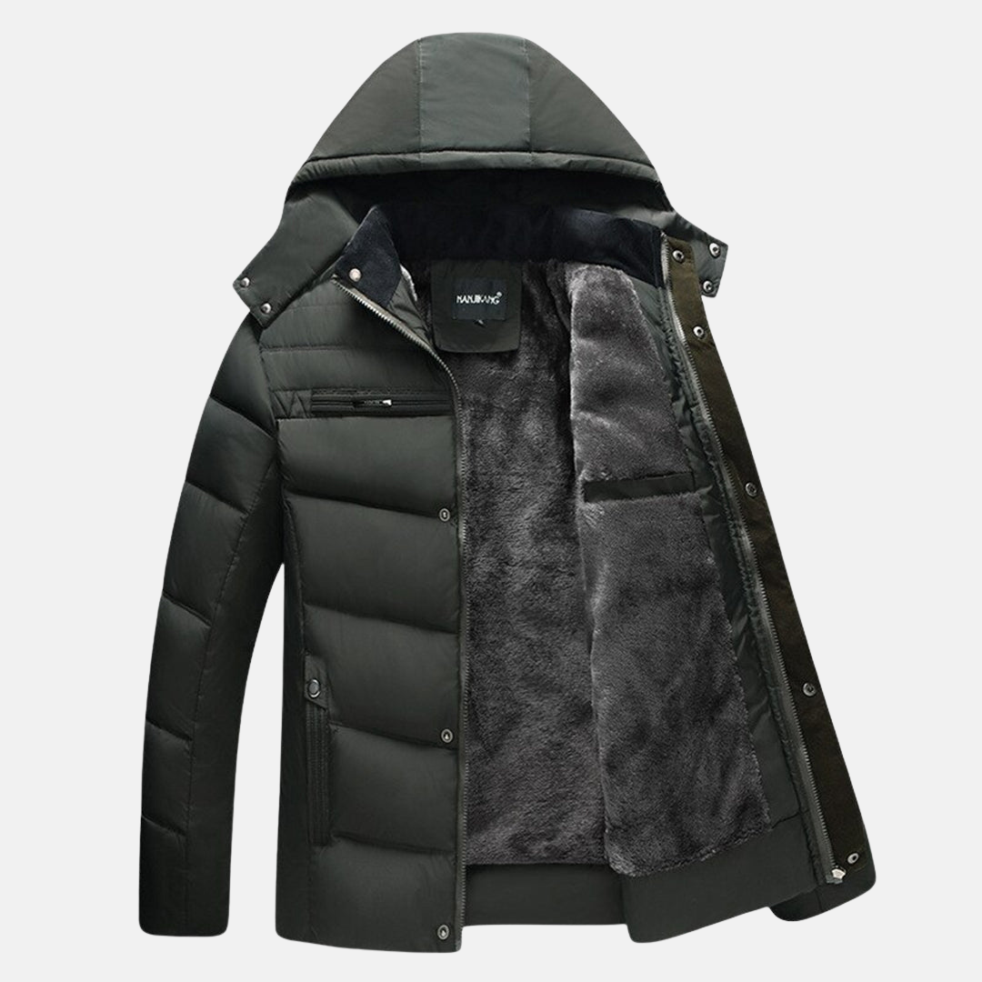 Pufferjacke en polaire Capuche Confortable Oversize