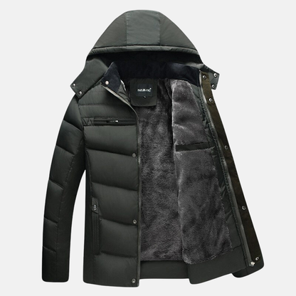 Pufferjacke en polaire Capuche Confortable Oversize