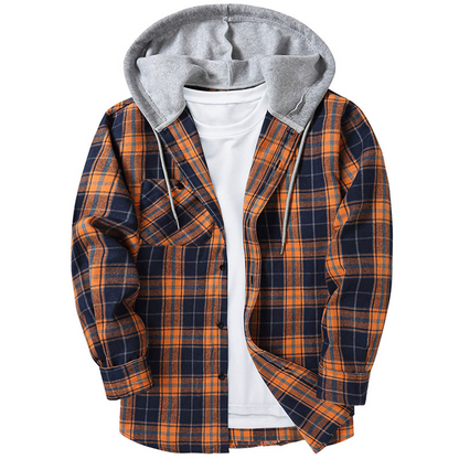 Pull confortable pour homme avec capuche et fermeture éclair
