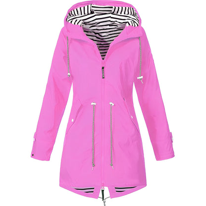 Veste légère femme à capuche pour l'extérieur