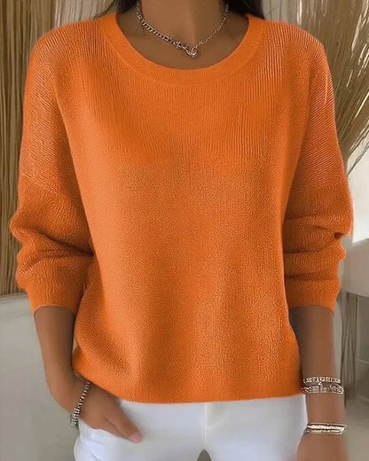 Vêtements femme élégants Col rond Oversize