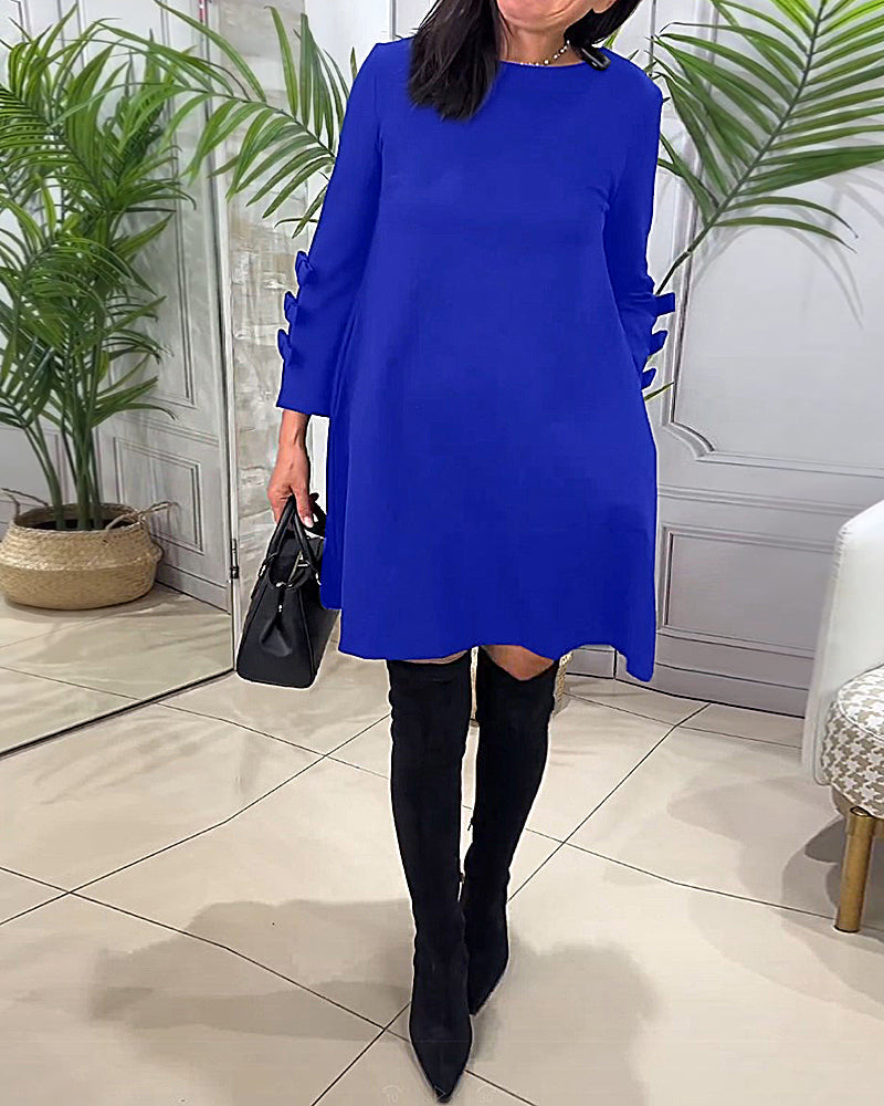 Robe longue élégante MANCHES LONGUES