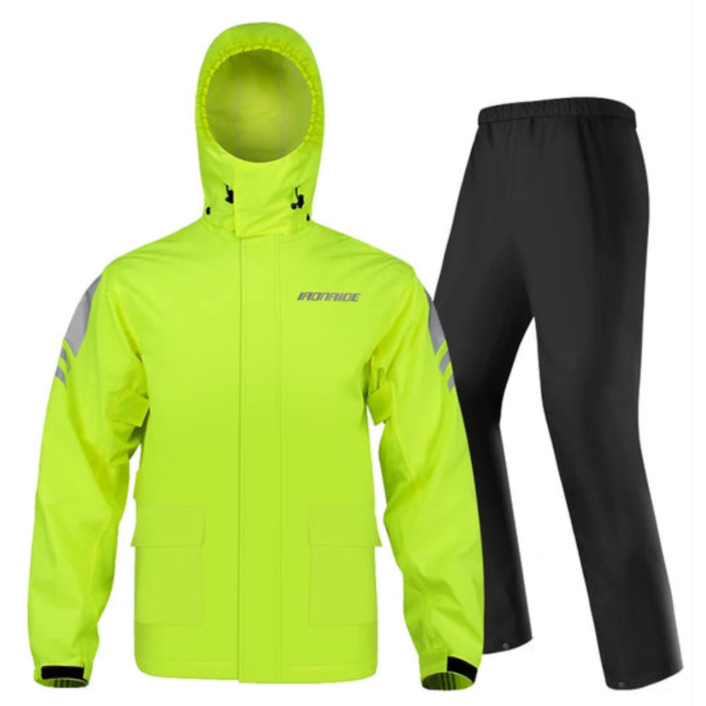 Veste de pluie moto étanche unisexe coupe-vent