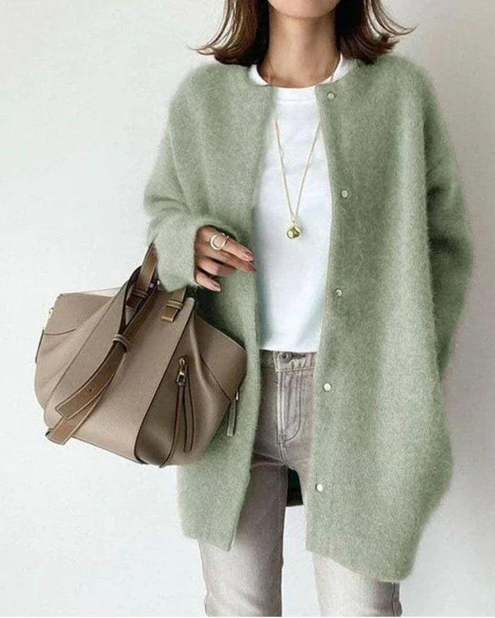 Gilet doux laine mohair hiver