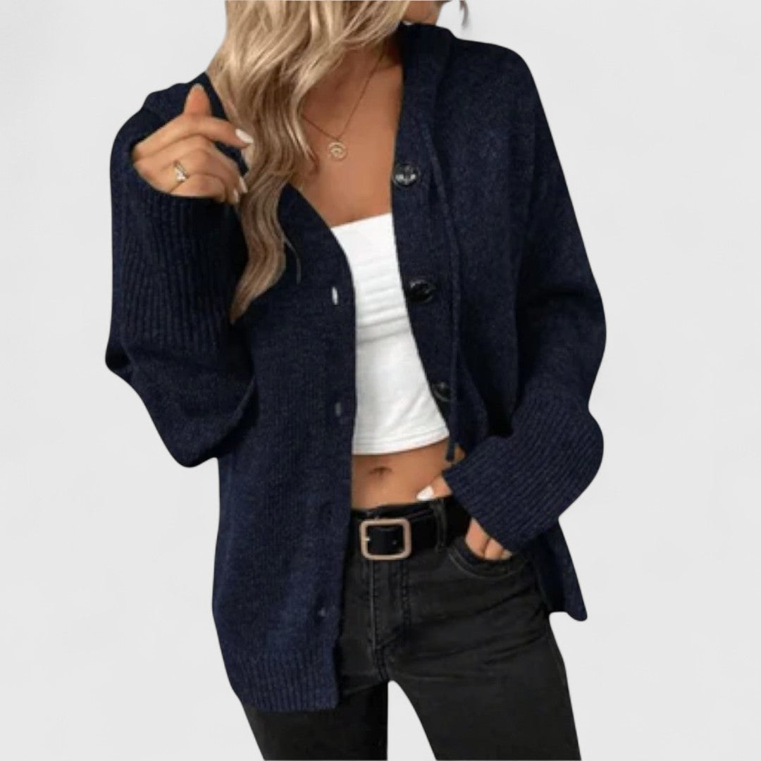 Cardigan élégant Femme Classique Boutons