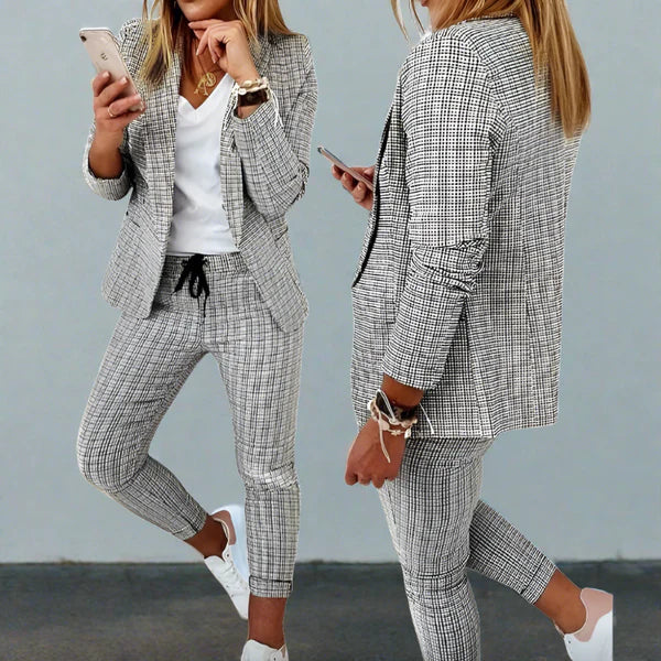Tailleur élégant 2 pièces pour femme Business Chic