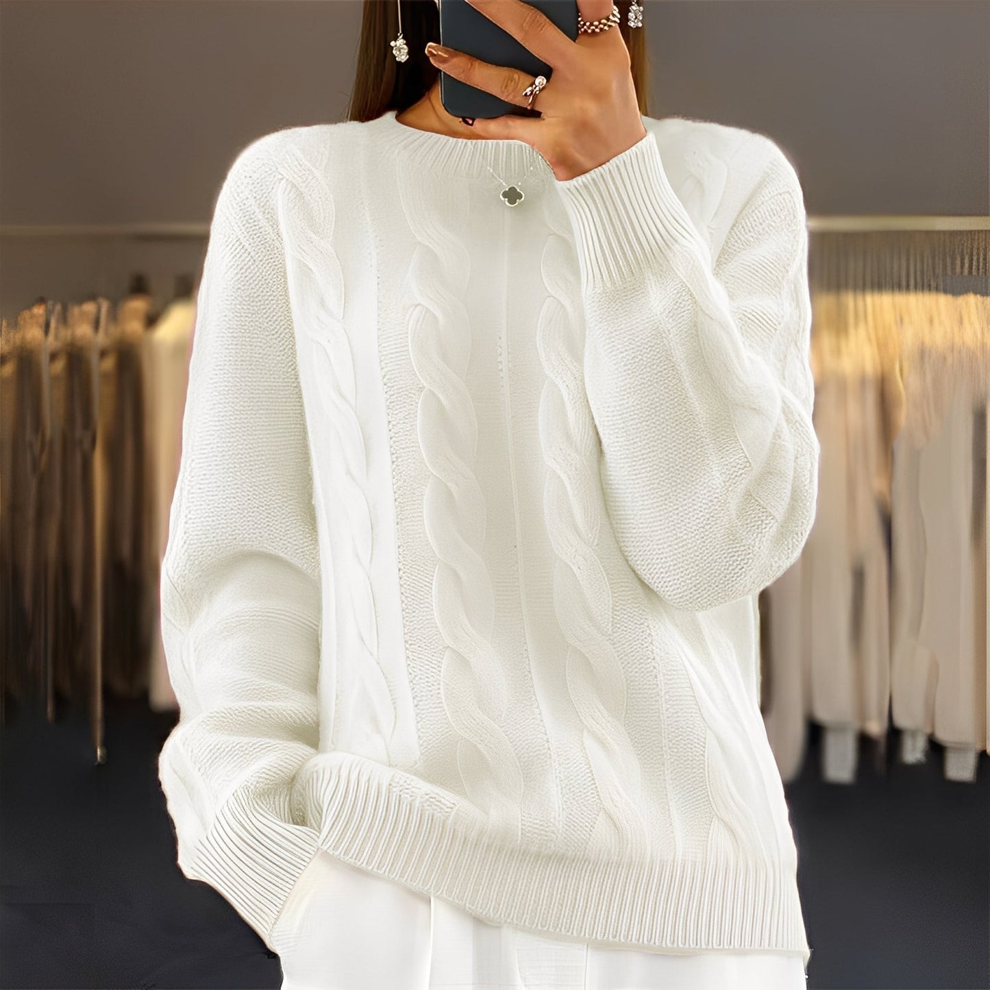 Pull élégant pour femme Mode intemporelle