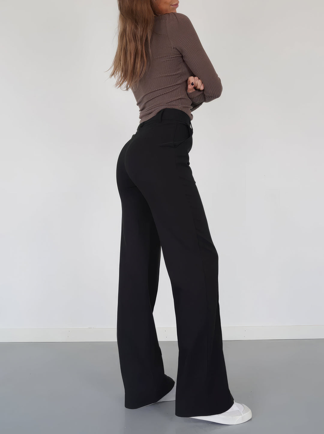 Elegante Damenhose Gerade Passform - IdealeKleiden