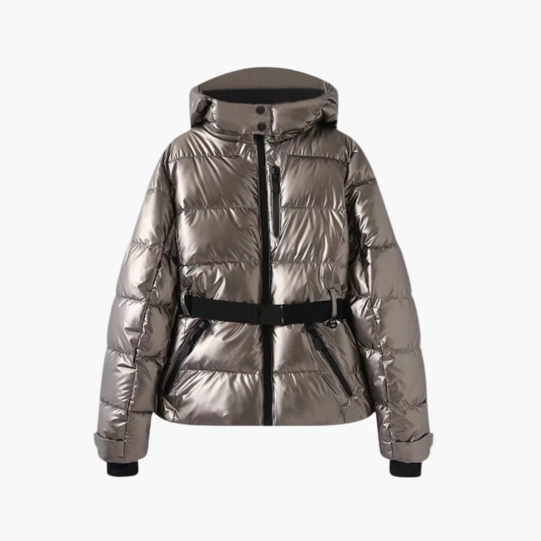Doudoune matelassée élégante pour femme Veste d'hiver imperméable