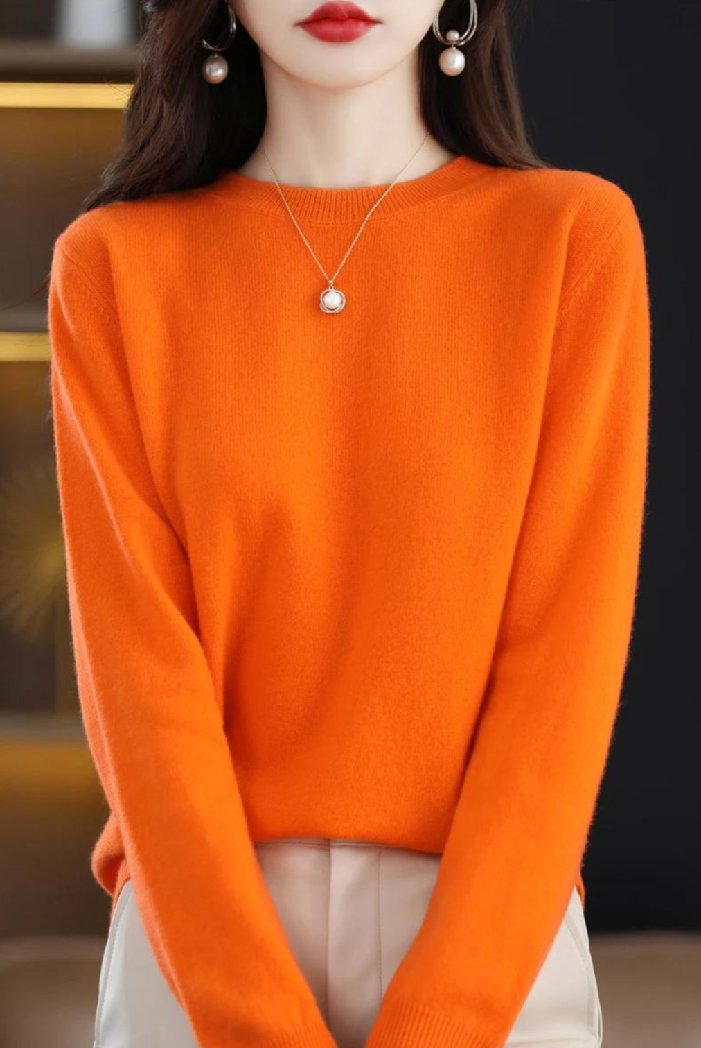 Pulls élégants en laine pour femme classique