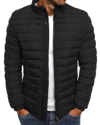 Veste simple à col montant Couleurs variées