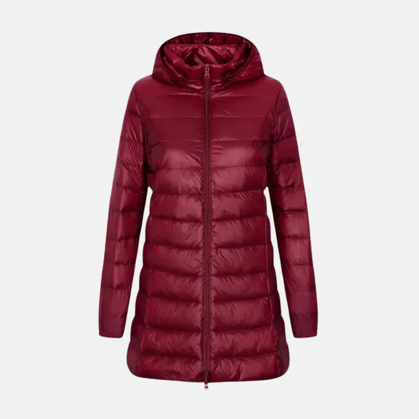 Doudoune matelassée à capuche chaude pour femme