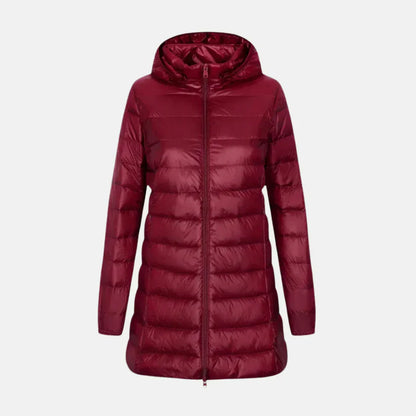 Doudoune matelassée à capuche chaude pour femme