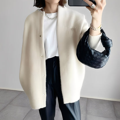 Stylischer Frauen Cardigan Modern Locker - IdealeKleiden