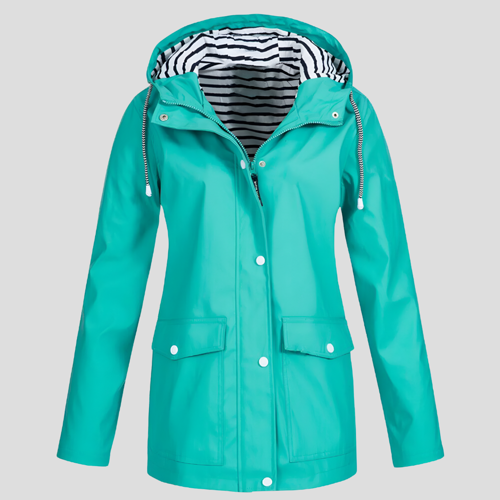 Veste imperméable femme d'extérieur fonctionnelle
