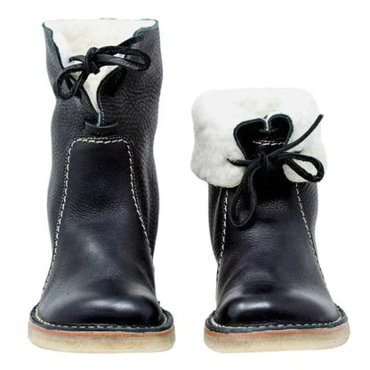 Bottes d'hiver confortables pour femmes, douillettes et chaudes