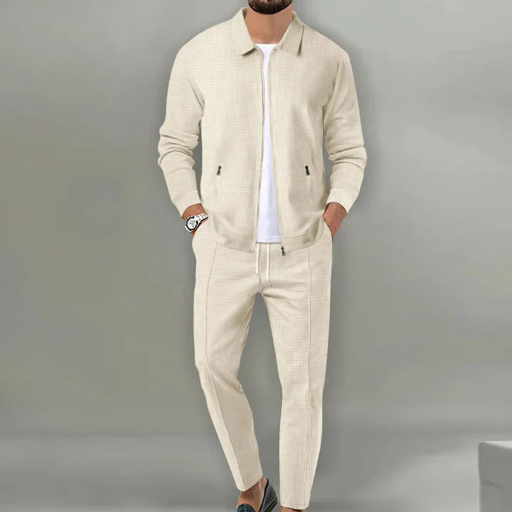 Costume pour homme deux pièces coupe slim, veste et pantalon