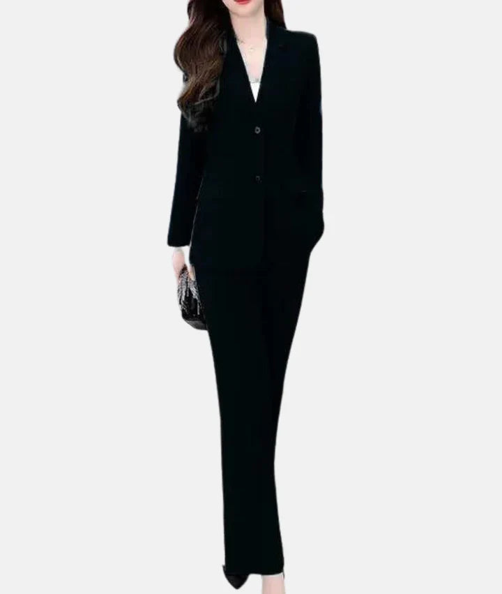 Pantalon de tailleur chic avec blazer ajusté