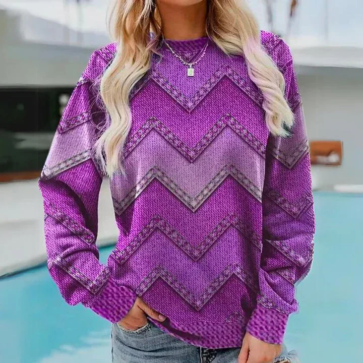 Pull tricoté coloré vert olive rétro
