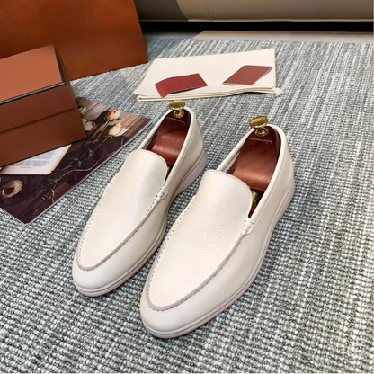 Mocassins élégants en cuir de luxe pour hommes