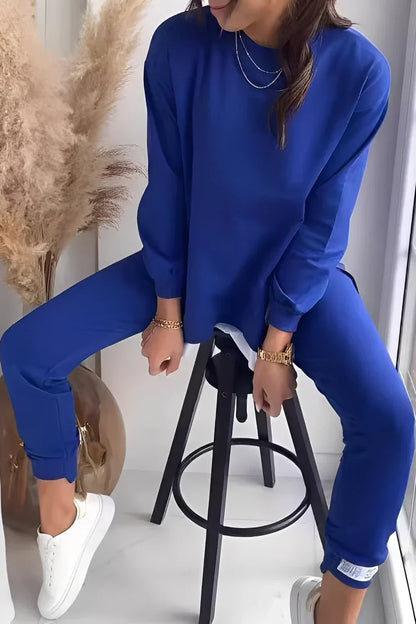 Ensemble de survêtement femme sport loisir sweat-shirt pantalon