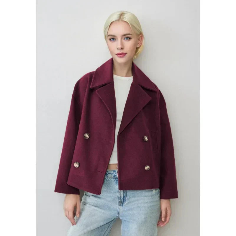 Veste classique à double boutonnage coupe ajustée