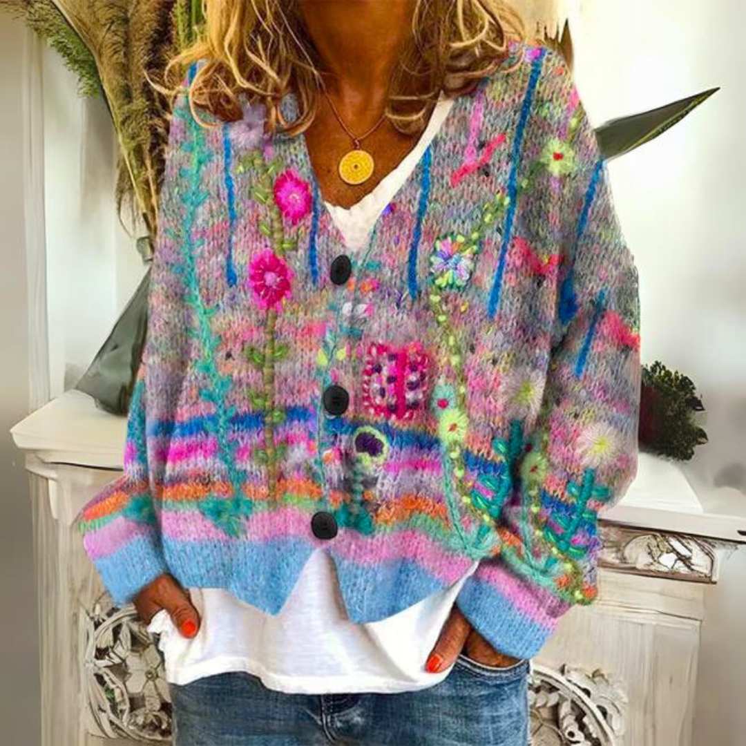 Pull en coton mélangé femme