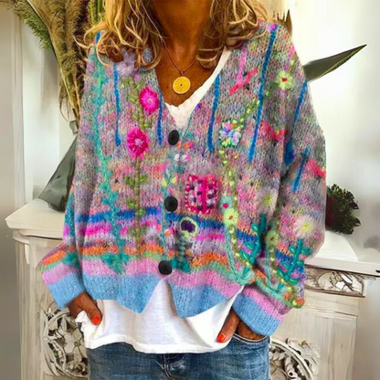 Pull en coton mélangé femme