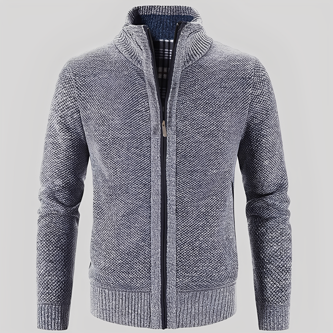 Cardigan zippé pratique pour hommes