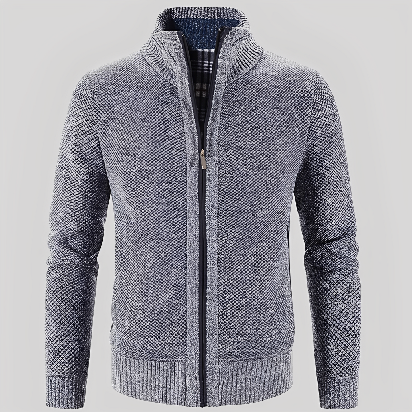 Cardigan zippé pratique pour hommes