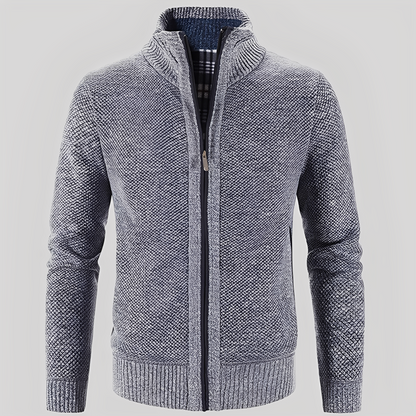Cardigan zippé pratique pour hommes