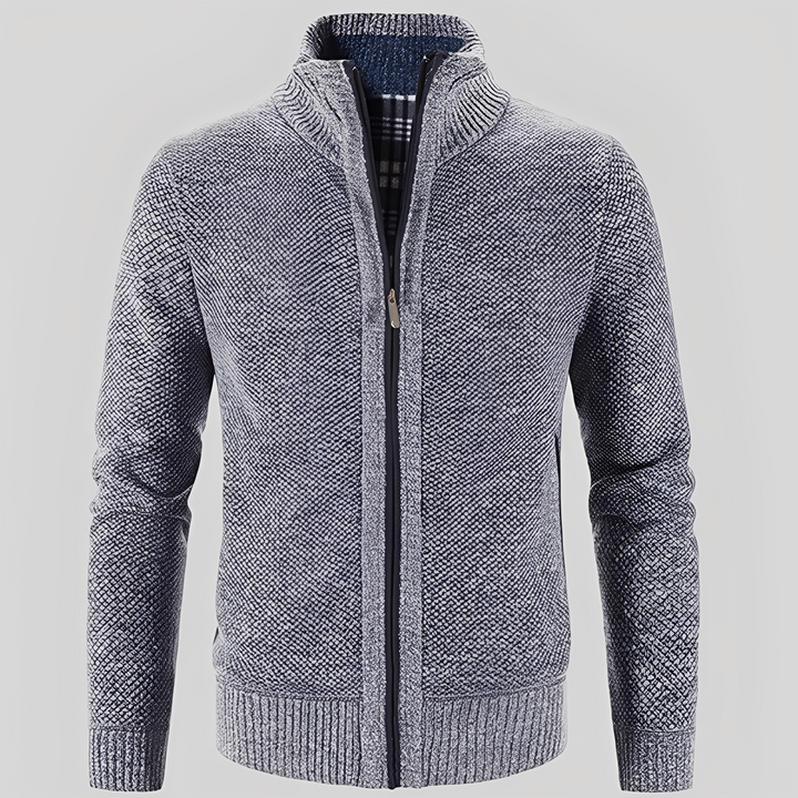 Cardigan zippé pratique pour hommes