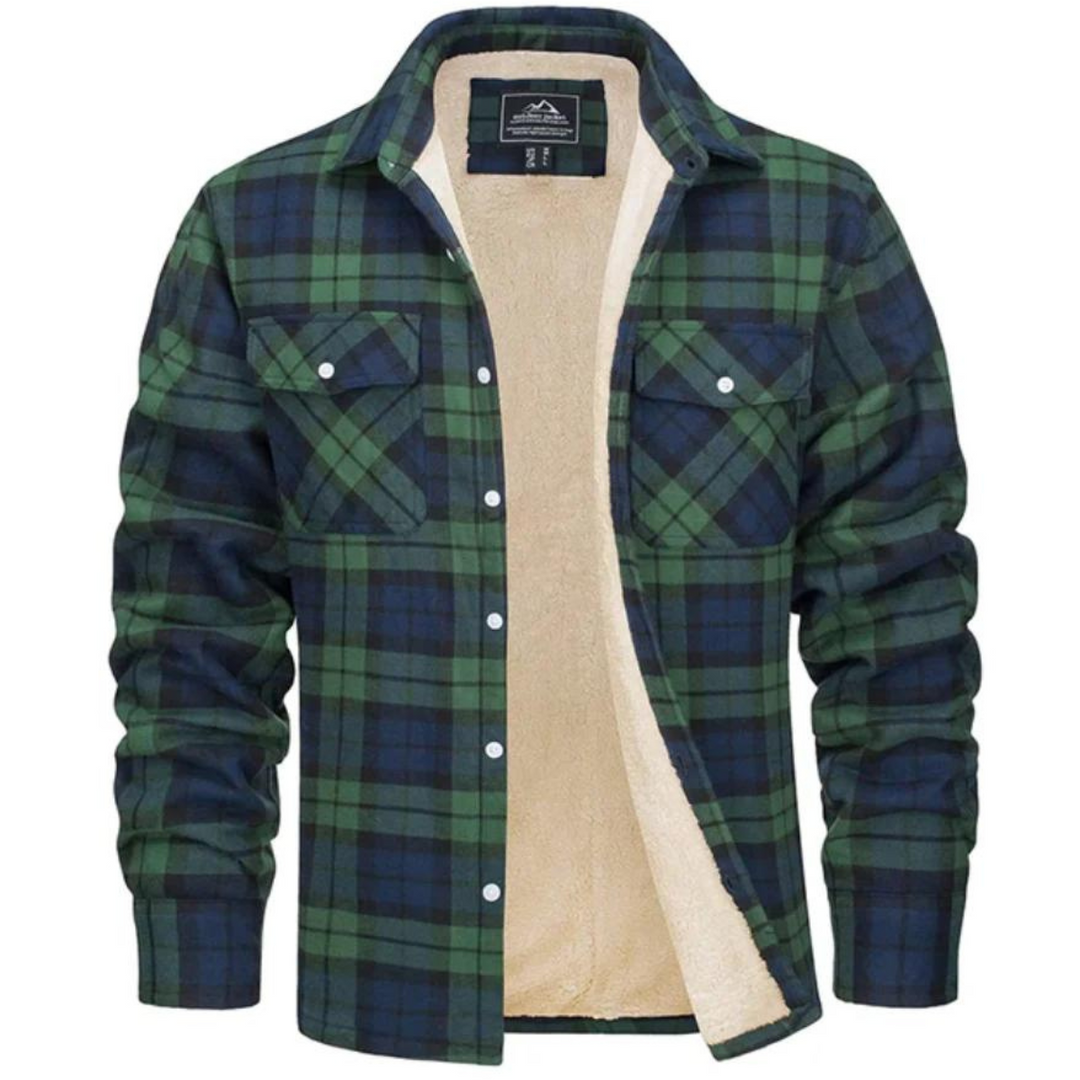 Blouson homme en cuir style outdoor