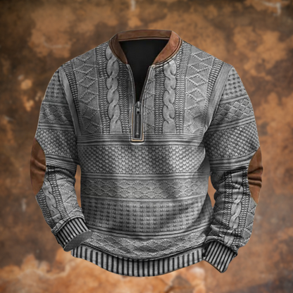 Veste d'hiver homme classique doublée fourrure noire