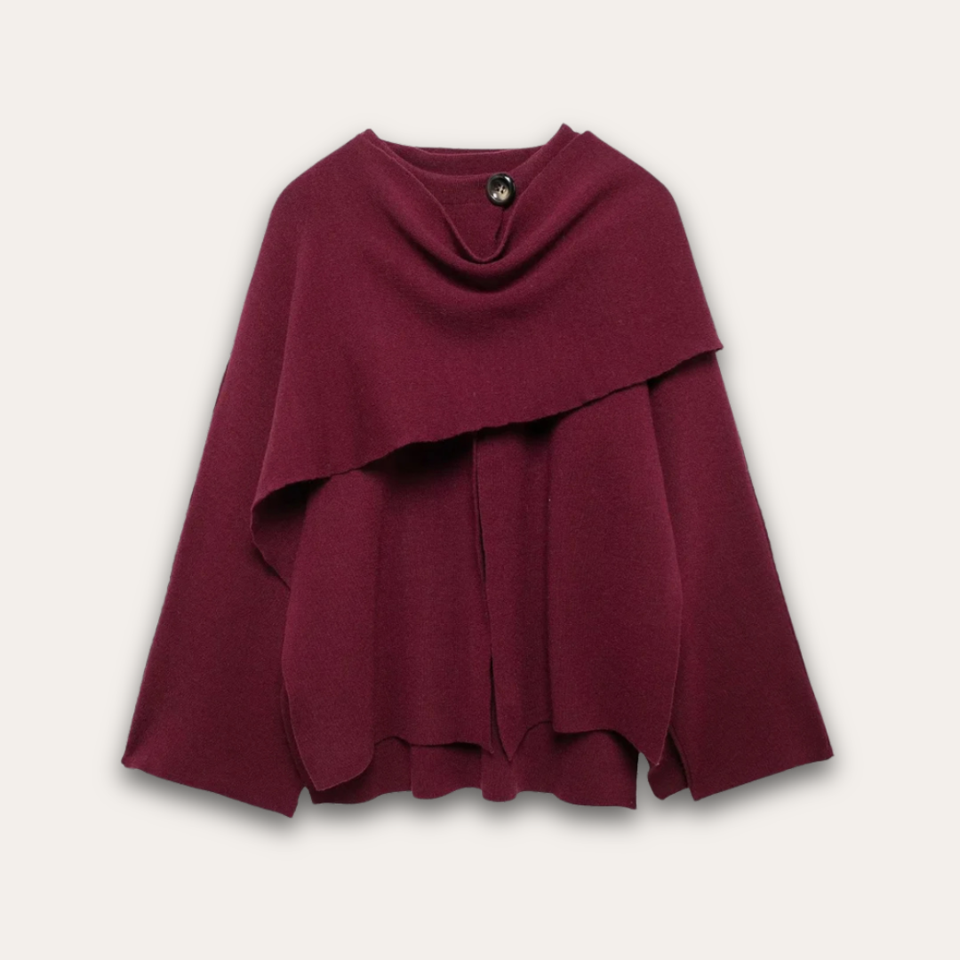 Poncho-pull mode femme
