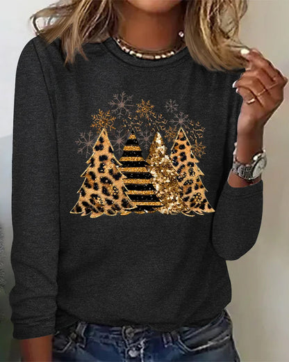 Robe de Noël à manches longues festive