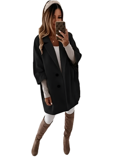 Trench-coat femme élégant, coupe ample