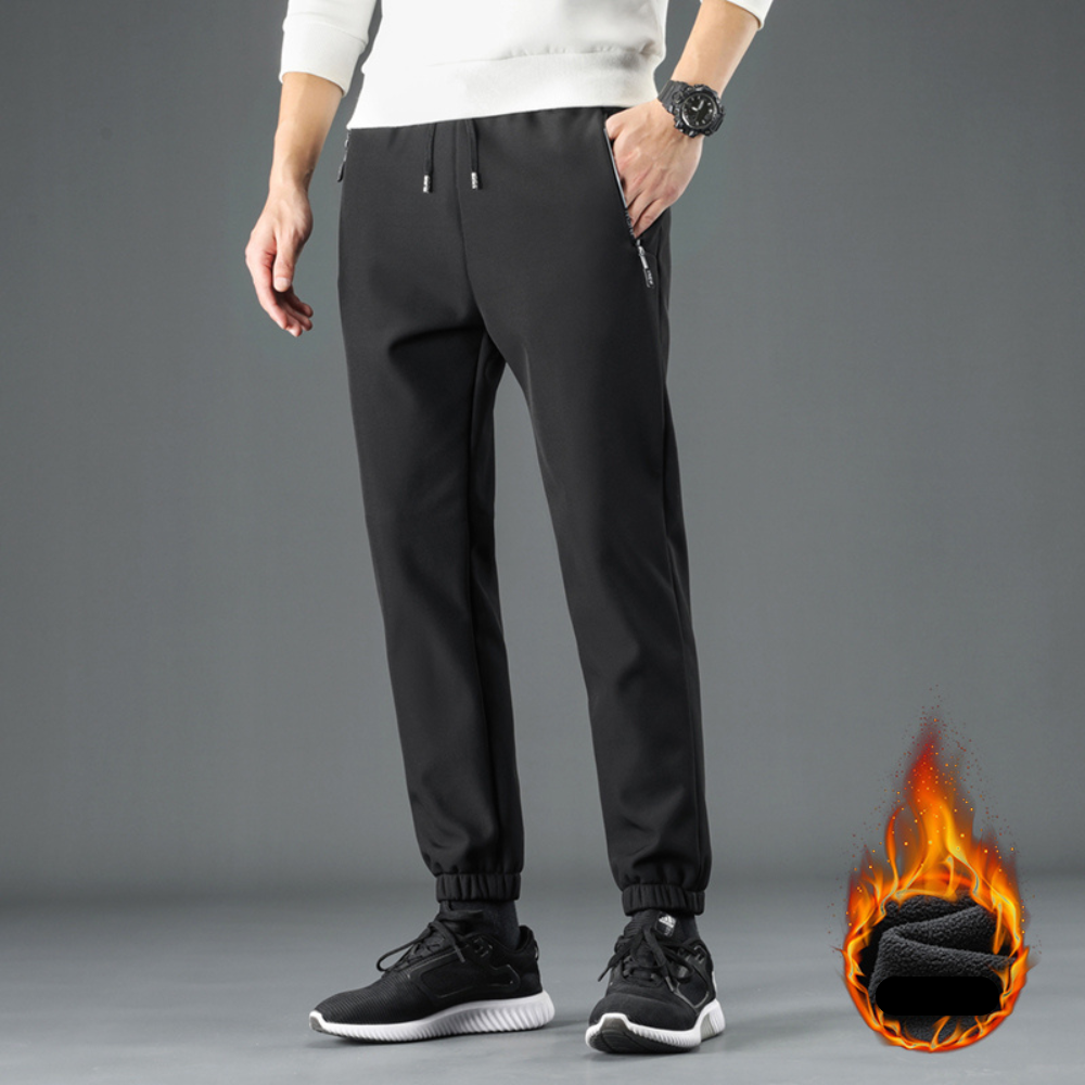 Pantalon polaire homme chaud confortable