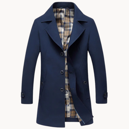 Trench-coat homme robuste imperméable design moderne